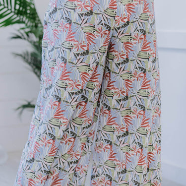 Davi & Dani Island Retreat Palazzo Pants in Pink - LXM Fashion 