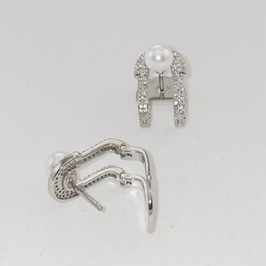 Statement Imitation Pearl Stud Earrings - LXM Fashion 