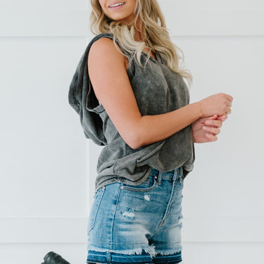 Sew In Love Casual Vibes Full Size Run Hooded Tank - LXM Fashion 