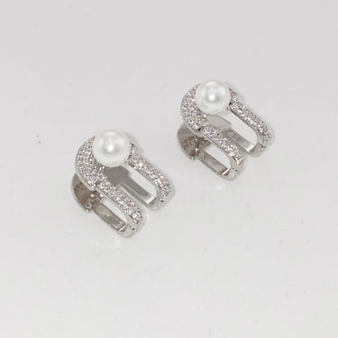 Statement Imitation Pearl Stud Earrings - LXM Fashion 