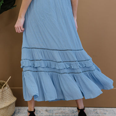 Doe & Rae First Sight Tiered Maxi Skirt - LXM Fashion 