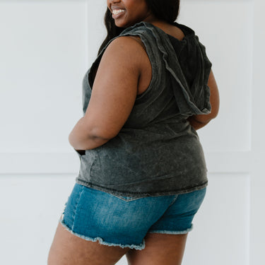 Sew In Love Casual Vibes Full Size Run Hooded Tank - LXM Fashion 