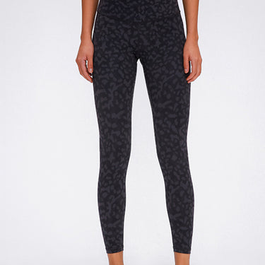 Fashion Collection Wide Seamless Band Waist Sports Leggings - LXM Fashion 