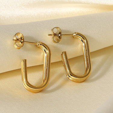 Shape of You Double-Layered U-Hook Earrings - LXM Fashion 