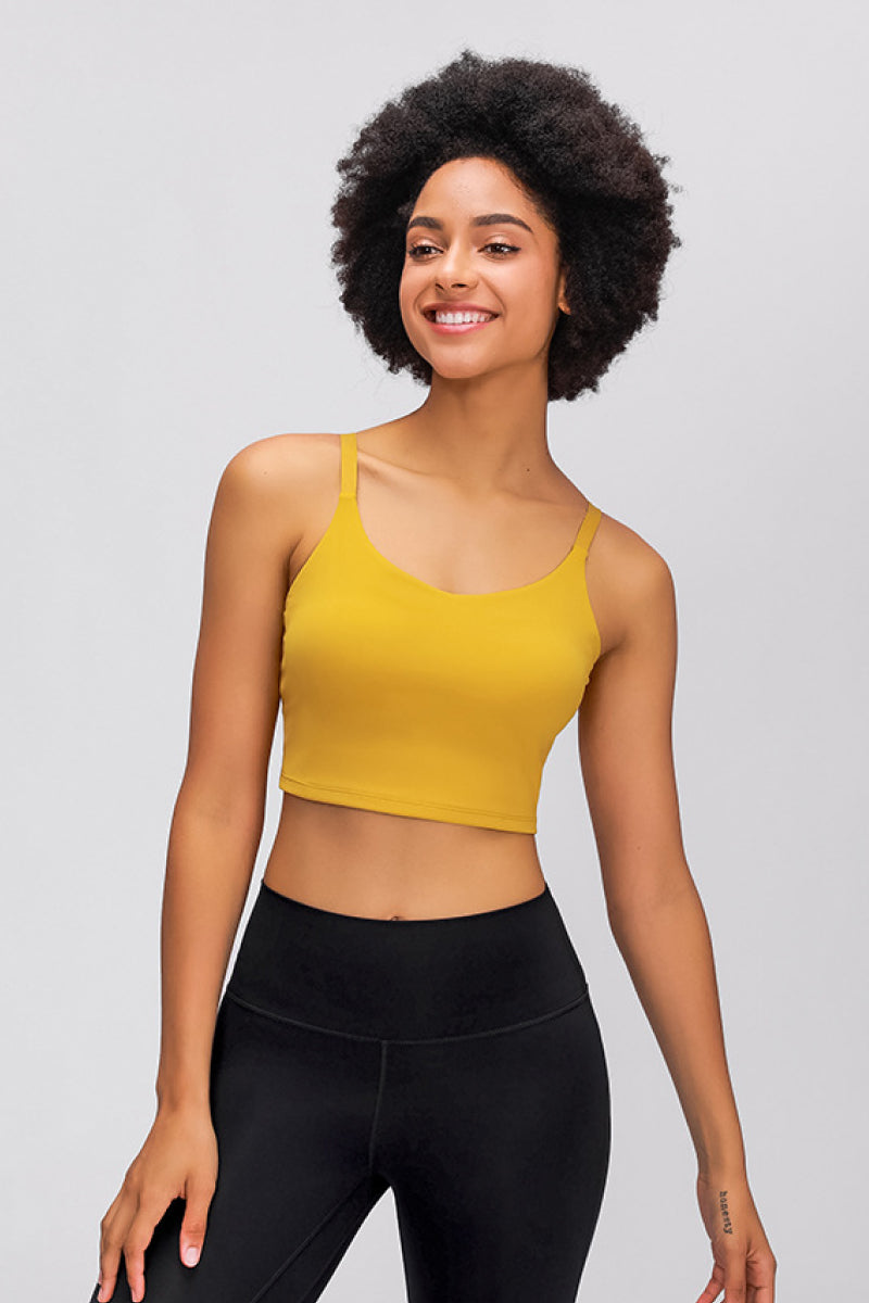 Fashion Collection Adjustable Strap Sports Bra - LXM Fashion 