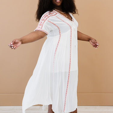 ODDI School's Out Embroidered Dress - LXM Fashion 