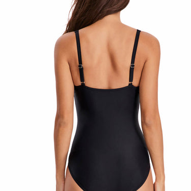 Twisted Backless One-Piece Swimsuit - LXM Fashion 