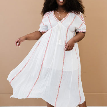ODDI School's Out Embroidered Dress - LXM Fashion 