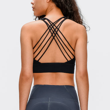 Fashion Collection Multi Strap Sports Bra - LXM Fashion 