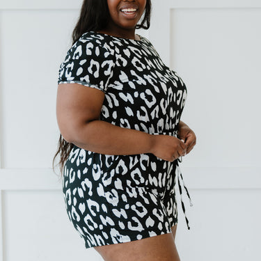Sew In Love Like an Animal Full Size Run Printed Romper - LXM Fashion 