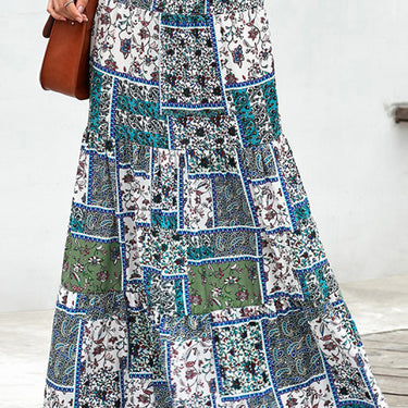 Fashion Collection High Waist Ruffle Hem Skirt - LXM Fashion 