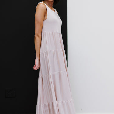 Zenana Love Letter Tiered Sleeveless Maxi Dress - LXM Fashion 