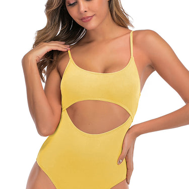 Cutout Adjustable Strap One-Piece Swimsuit - LXM Fashion 