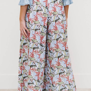 Davi & Dani Island Retreat Palazzo Pants in Pink - LXM Fashion 