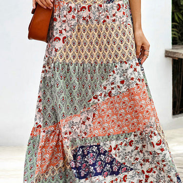 Fashion Collection High Waist Ruffle Hem Skirt - LXM Fashion 