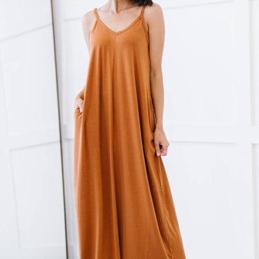 Zenana Beach Vibes Full Size Cami Maxi Dress - LXM Fashion 