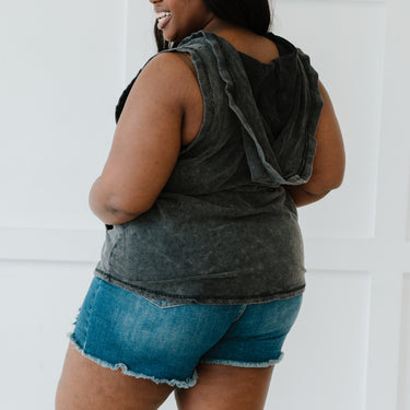 Sew In Love Casual Vibes Full Size Run Hooded Tank - LXM Fashion 