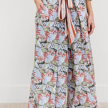 Davi & Dani Island Retreat Palazzo Pants in Pink - LXM Fashion 