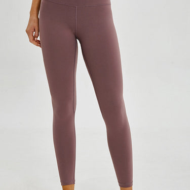 Fashion Collection Wide Seamless Band Waist Sports Leggings - LXM Fashion 
