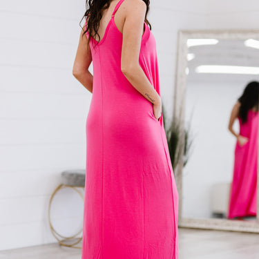 Zenana Beach Vibes Full Size Cami Maxi Dress - LXM Fashion 