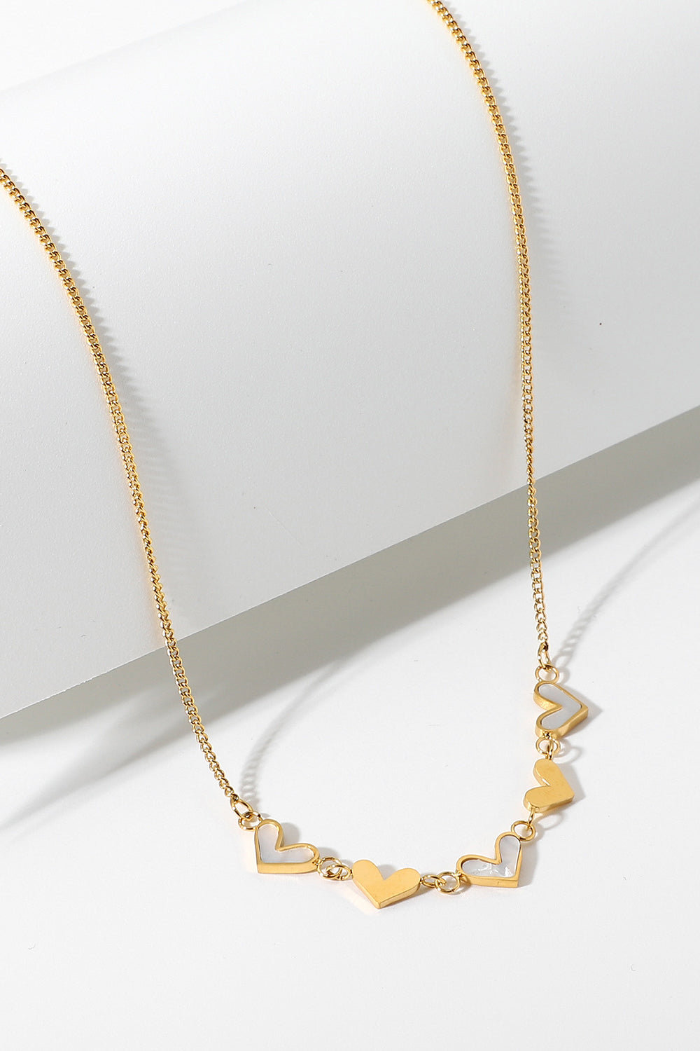 Heart Chain Choker Necklace - LXM Fashion 