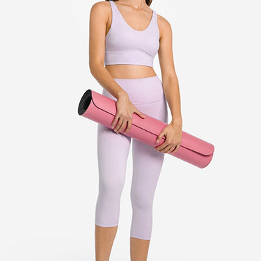 Fashion Collection Crisscross Scoop Neck Sports Bra - LXM Fashion 