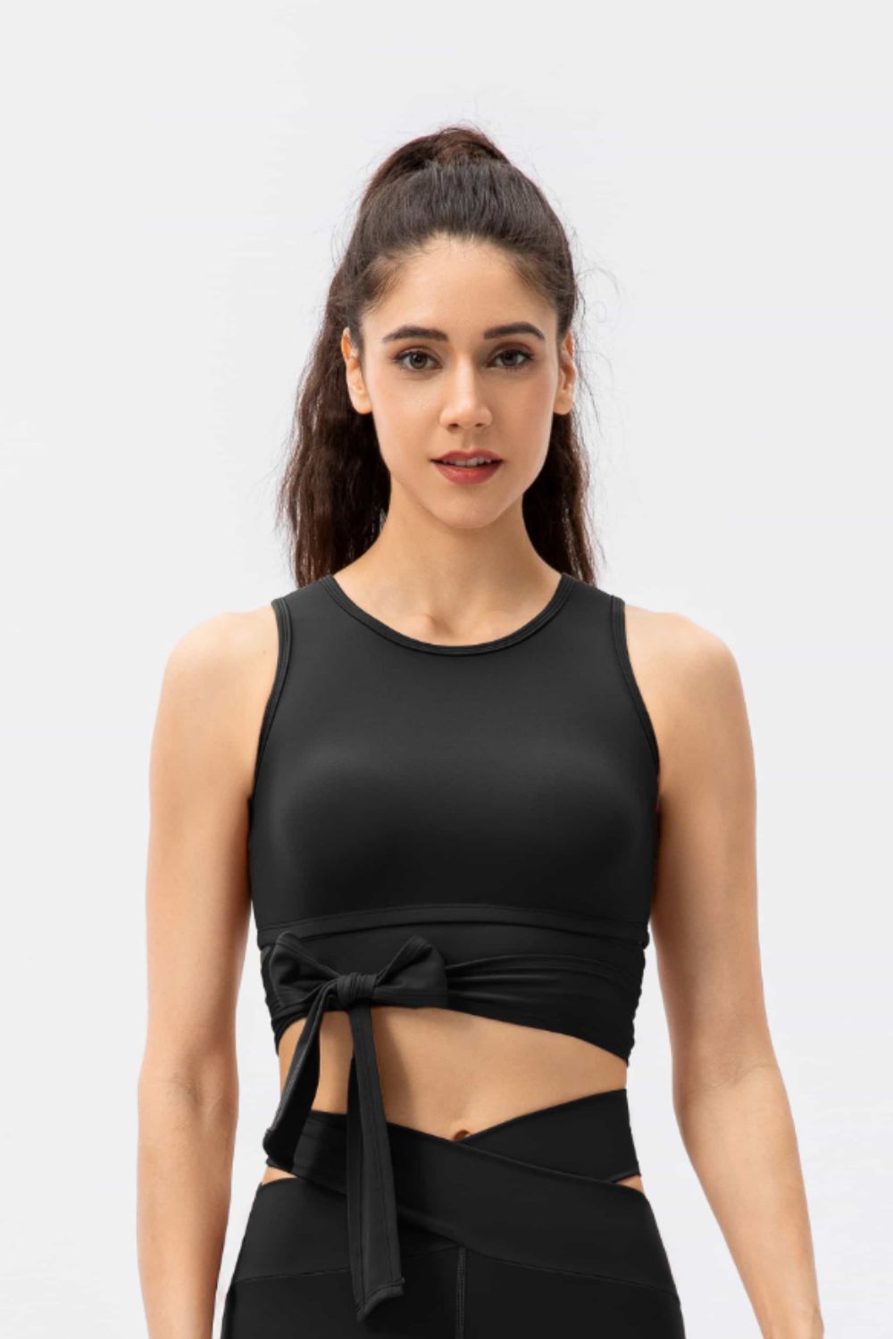 Feel Like Skin Tied Sports Bra