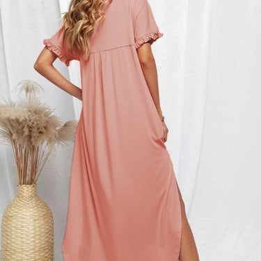Fashion Collection Maxi Dress with Slits - LXM Fashion 