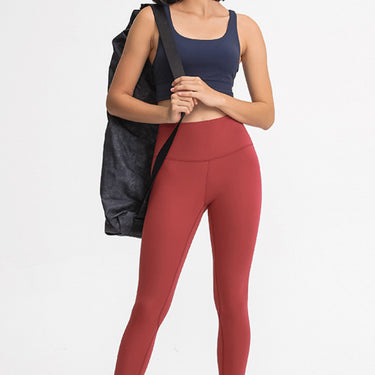Ribbed Cross-Back Sports Bra - LXM Fashion 