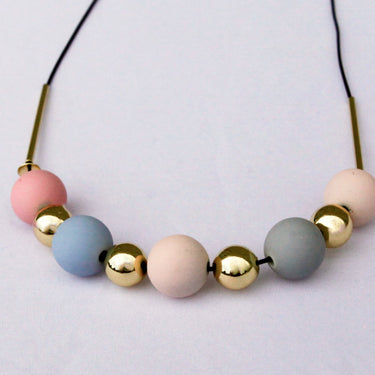 Pastel Beaded Necklace - LXM Fashion 