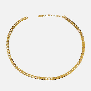 Gold Chain Geometric Inlay Necklace - LXM Fashion 
