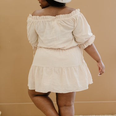 Ninexis Sunny Days Full Size Run Off-Shoulder Dress - LXM Fashion 