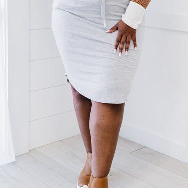 Zenana Carefree Comfort Knit Skirt - LXM Fashion 