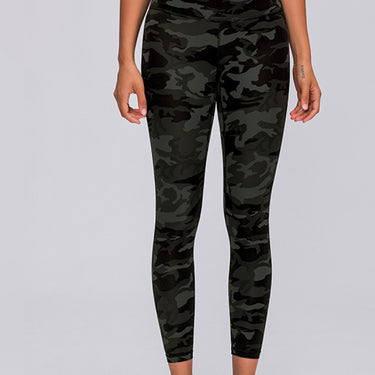 Fashion Collection Wide Seamless Band Waist Sports Leggings - LXM Fashion 
