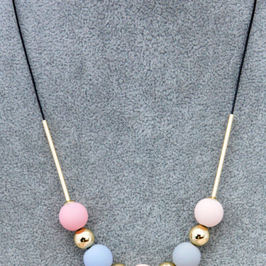 Pastel Beaded Necklace - LXM Fashion 