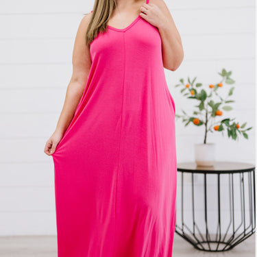 Zenana Beach Vibes Full Size Cami Maxi Dress - LXM Fashion 
