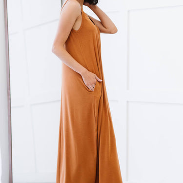 Zenana Beach Vibes Full Size Cami Maxi Dress - LXM Fashion 