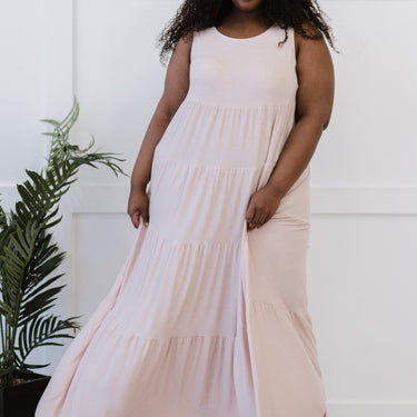 Zenana Love Letter Tiered Sleeveless Maxi Dress - LXM Fashion 