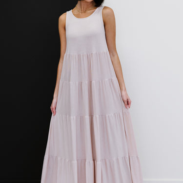 Zenana Love Letter Tiered Sleeveless Maxi Dress - LXM Fashion 