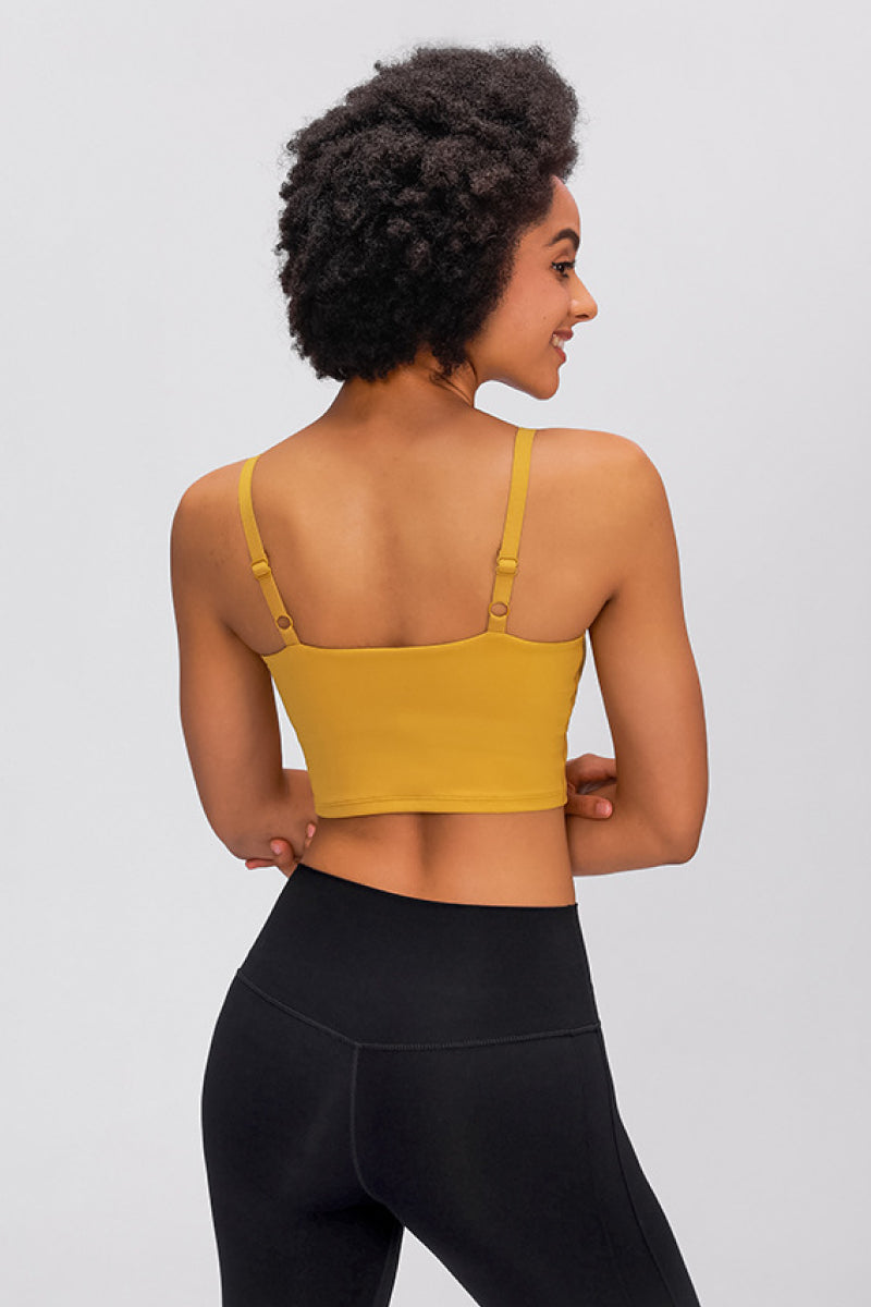Fashion Collection Adjustable Strap Sports Bra - LXM Fashion 