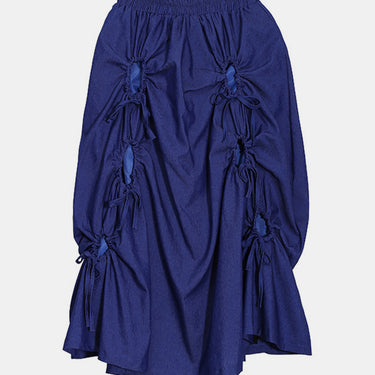 Ruched Detail Skirt - LXM Fashion 