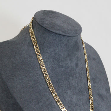 Gold Chain Geometric Inlay Necklace - LXM Fashion 