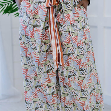Davi & Dani Island Retreat Palazzo Pants in Pink - LXM Fashion 