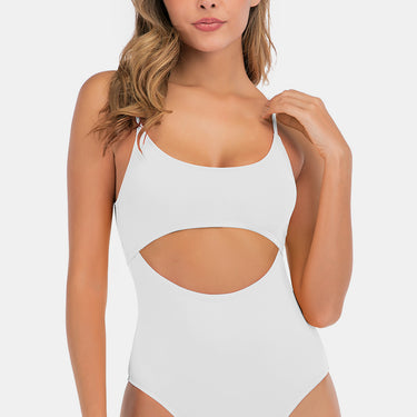 Cutout Adjustable Strap One-Piece Swimsuit - LXM Fashion 