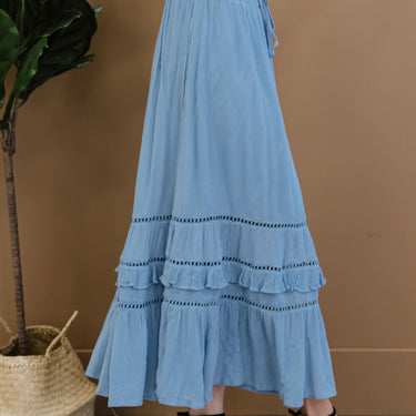 Doe & Rae First Sight Tiered Maxi Skirt - LXM Fashion 