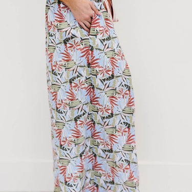 Davi & Dani Island Retreat Palazzo Pants in Pink - LXM Fashion 
