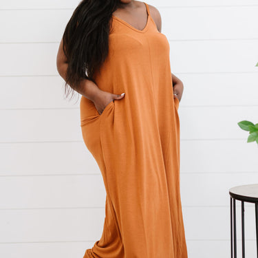 Zenana Beach Vibes Full Size Cami Maxi Dress - LXM Fashion 