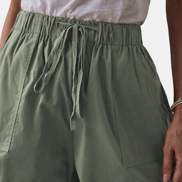 Fashion Collection Ruched Pocket Shorts - LXM Fashion 