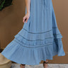 Doe & Rae First Sight Tiered Maxi Skirt - LXM Fashion 