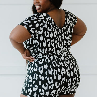 Sew In Love Like an Animal Full Size Run Printed Romper - LXM Fashion 
